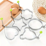 Kit 5 Forminhas - Molde Forma Omeleteira Para Panqueca Ovo Frito e Biscoitos - Entrega Grátis