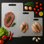 InoxClean - Tábua de Cozinha de Titanium Antibacteriana - Entrega Grátis