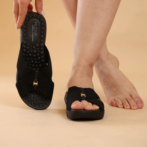 Tamanco Massageador em X — conforto, alívio e adaptação para todos os tipos de pés