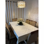 Toalha de Mesa Jacquard – Design Premium Várias Cores para Sua Cozinha - Entrega Grátis