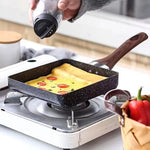 Panela frigideira Japonesa Antiaderente quadrada para Omelete