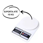 Balança Digital de Cozinha de 1g a 10Kg Alta Precisão - Entrega Grátis