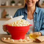 PopChef - Pipoqueira de Micro-Ondas de Silicone Prática - Entrega Grátis