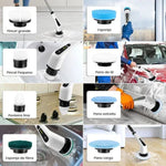 CleanMax - Escova Eletrica de Limpeza 7 em 1 Sem Fio Multiuso Pratica Para Casa - Entrega Grátis