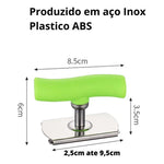 InoxFy - Abridor Ajustável Para Tampas De Palmito Azeitona Molhos Remédios e Potes em Geral - Entrega Grátis