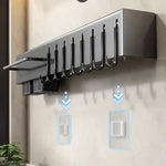 SuportFlex - Suporte de Ferro Para Armazenamento De Facas Ganchos Talheres Utensílios De Cozinha - Entrega Grátis